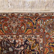 Handwoven Medallion Rug - With Flowers