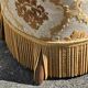 2 French Vintage Crapaud Seater-golden beige Cocktail Chairs 60s