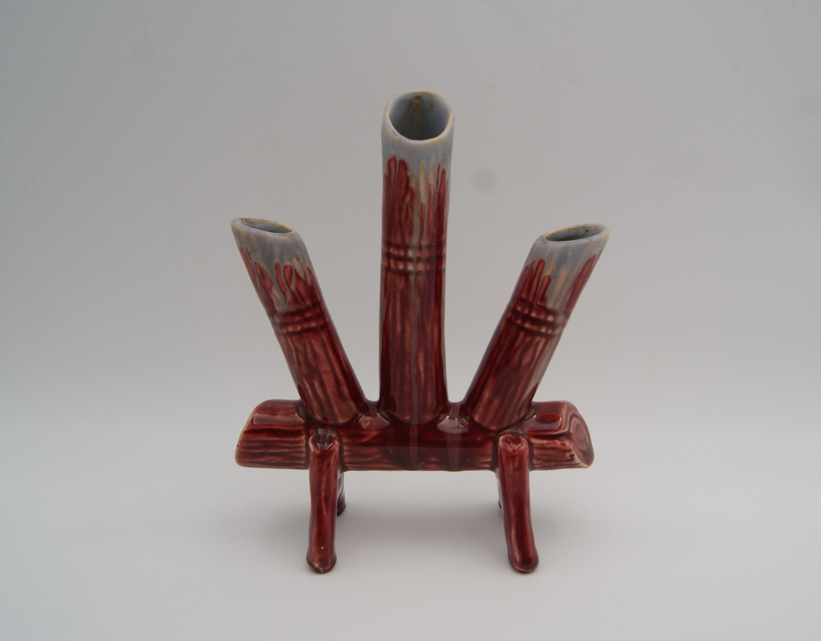 Triple ceramic vase Belgium