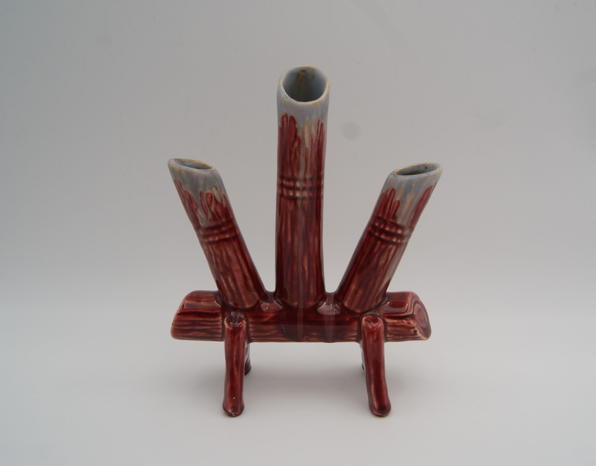 Triple ceramic vase Belgium