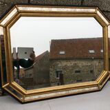 Wooden mirror of the 1970s/80s  71x92cm