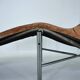 Vintage Cognac Leather Chaise Longue by Tord Bjorklund Sweden, 1970