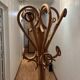 Vintage Parrot Coat Rack in Bamboo and Rattan (1960s)