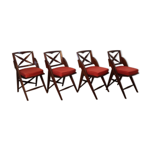 Série de 4 chaises pliantes