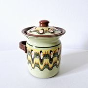 Moutardier vintage bulgare céramique Troyan