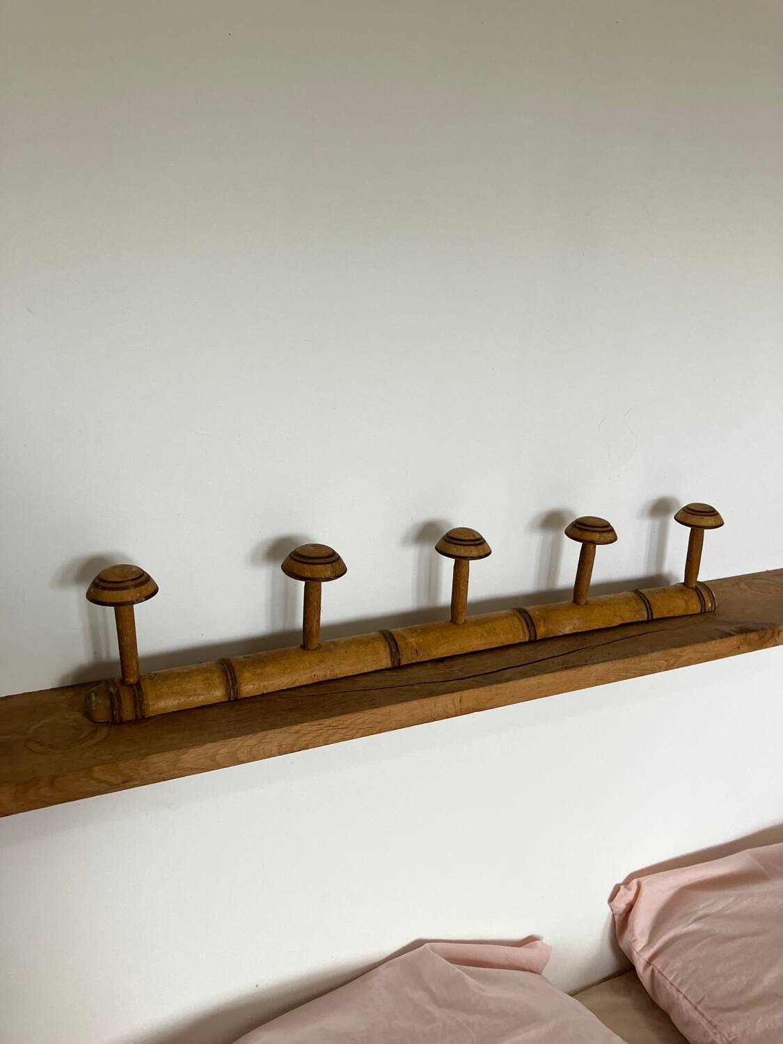 Large wooden coat rack