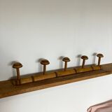 Large wooden coat rack