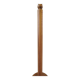 Modern sculptural Scandinavian floor lamp in pine by Uno Kristiansson, Sweden, 1970s.