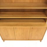 Scandinavian elm bookcase, Swedish modern, Sweden, 1940