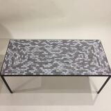 60s grey ceramic coffee table