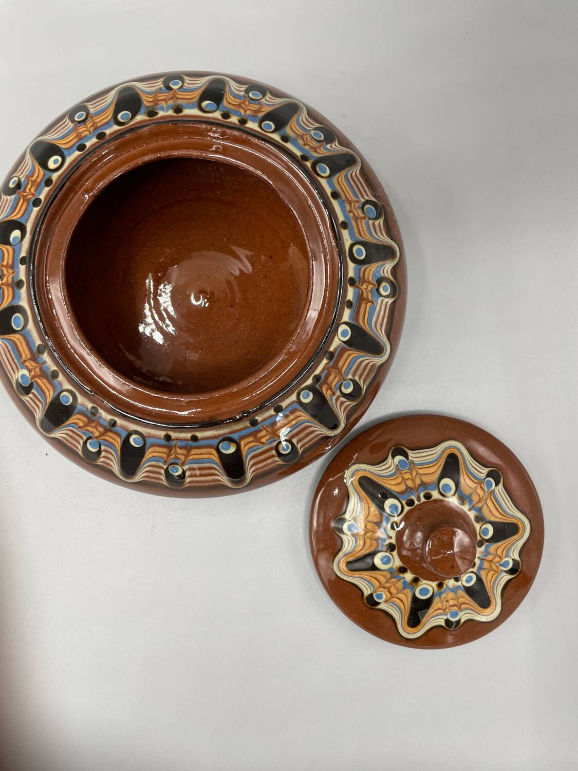 Vintage polychrome candy box