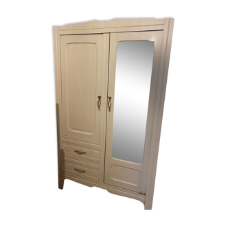 Parisian wardrobe with mirror