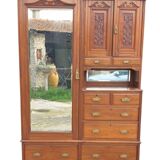Mahogany wardrobe, plenty of storage