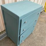 Commode vintage bleu 1970