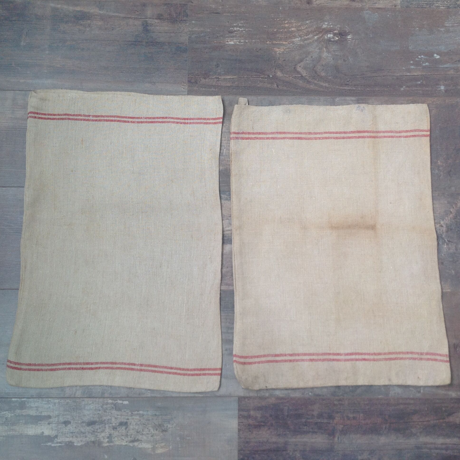 Pair of hemp bags
