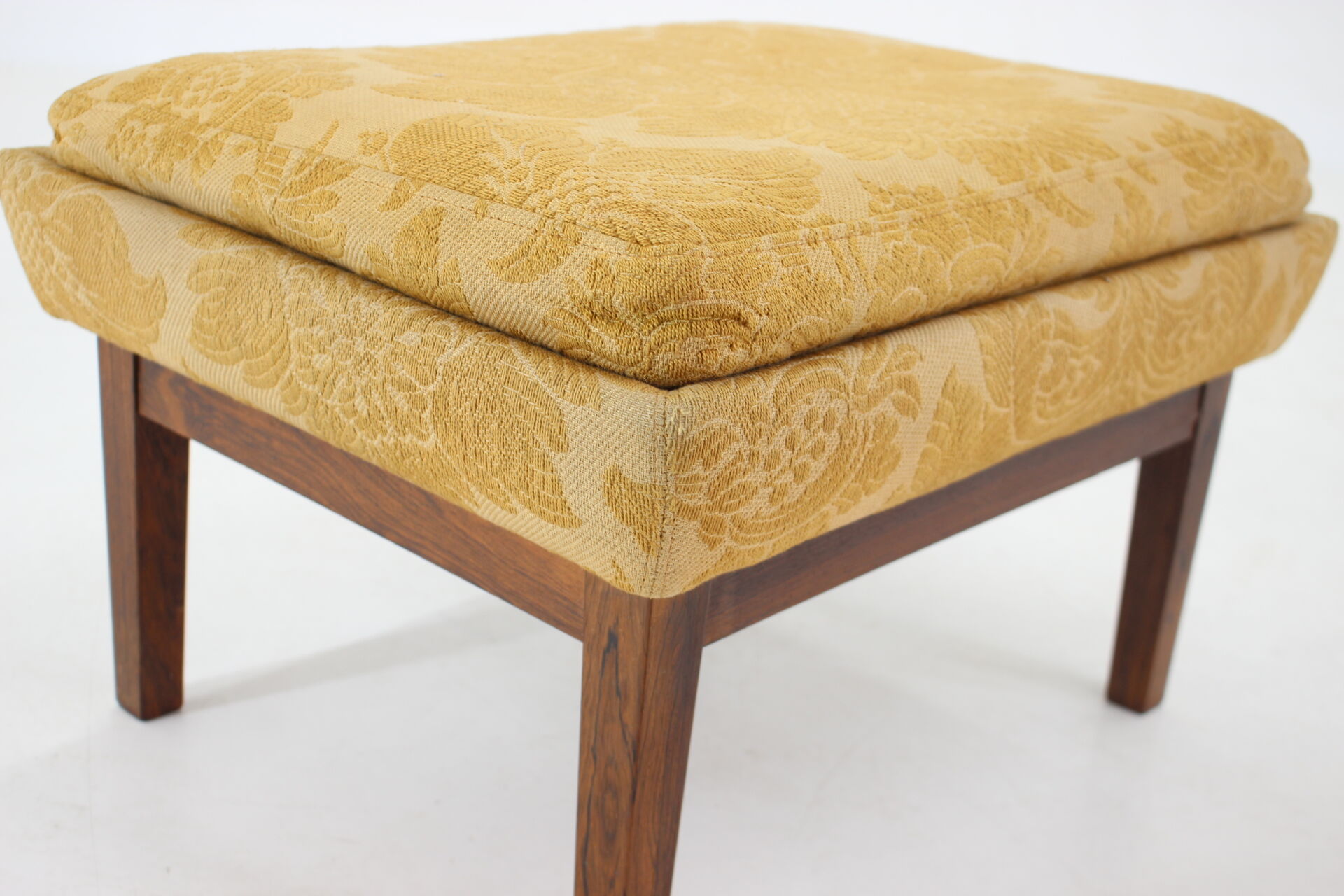 1960s rosewood stool in fabric, denmark