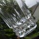 Set of 5 arques crystal orangeade glasses. villandry model.