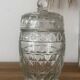 Vintage pretty candy box or cut glass sugar bowl