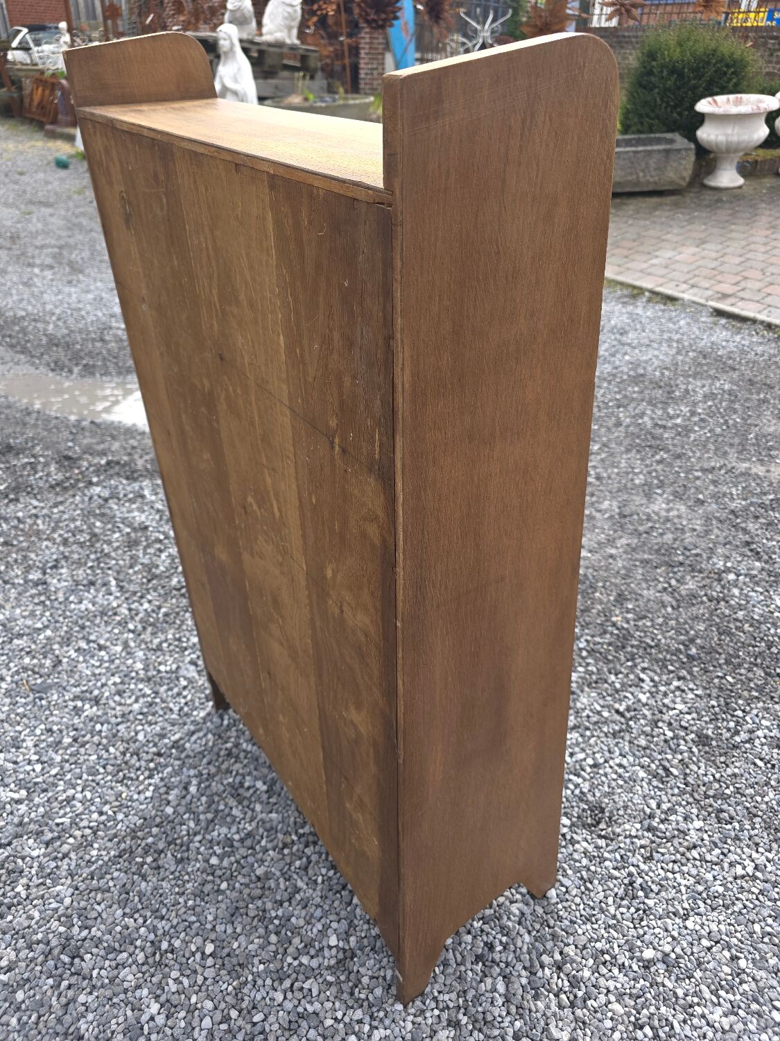 Bureau secrétaire scandinave en chêne des années 60