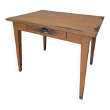 Shop/trade table in old fir 1950s -1m