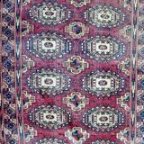 Hand-woven antique Russian Bukhara carpet 170x95cm.