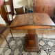 Double art deco oak desk