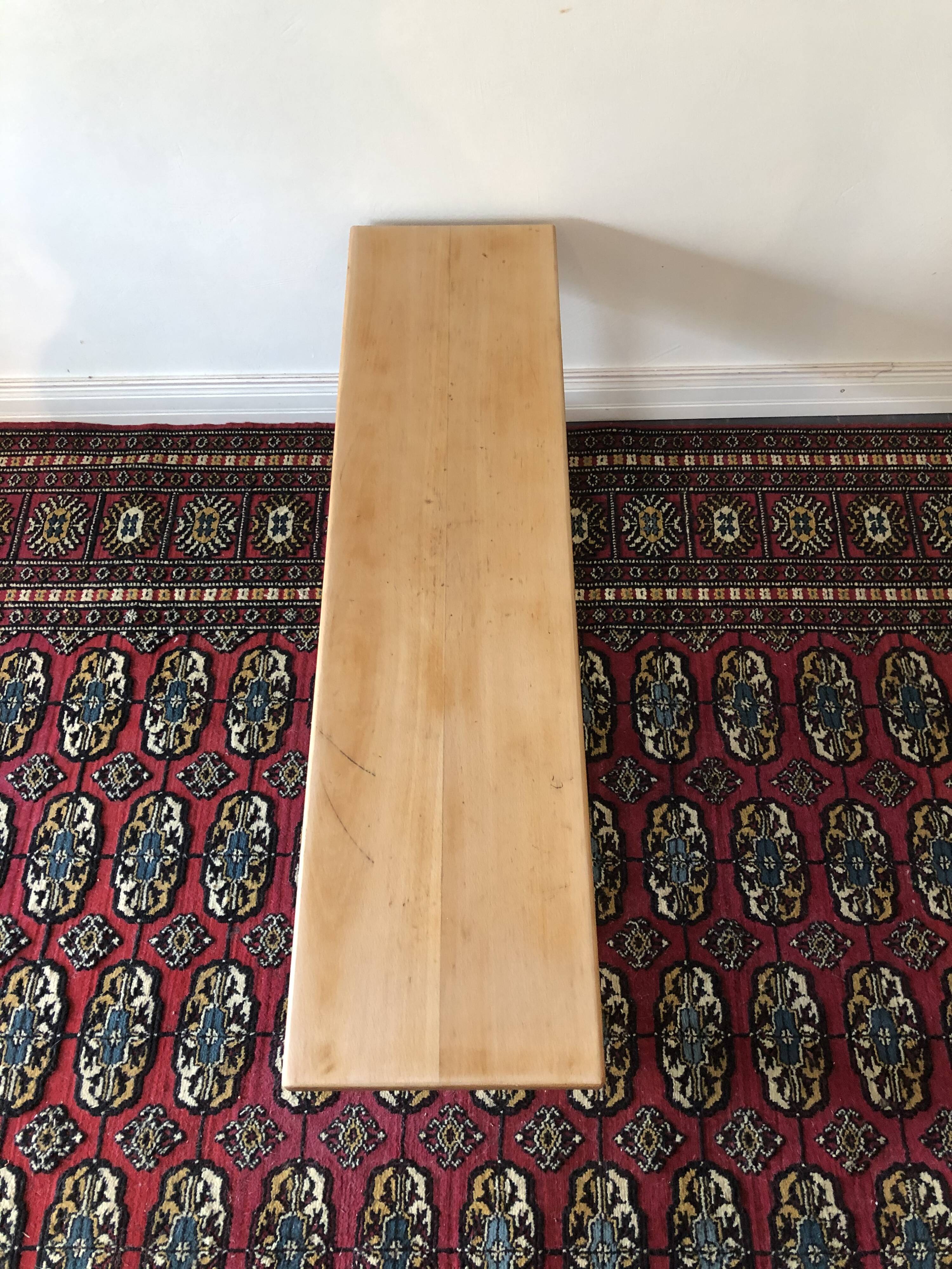 Vintage solid wooden bench