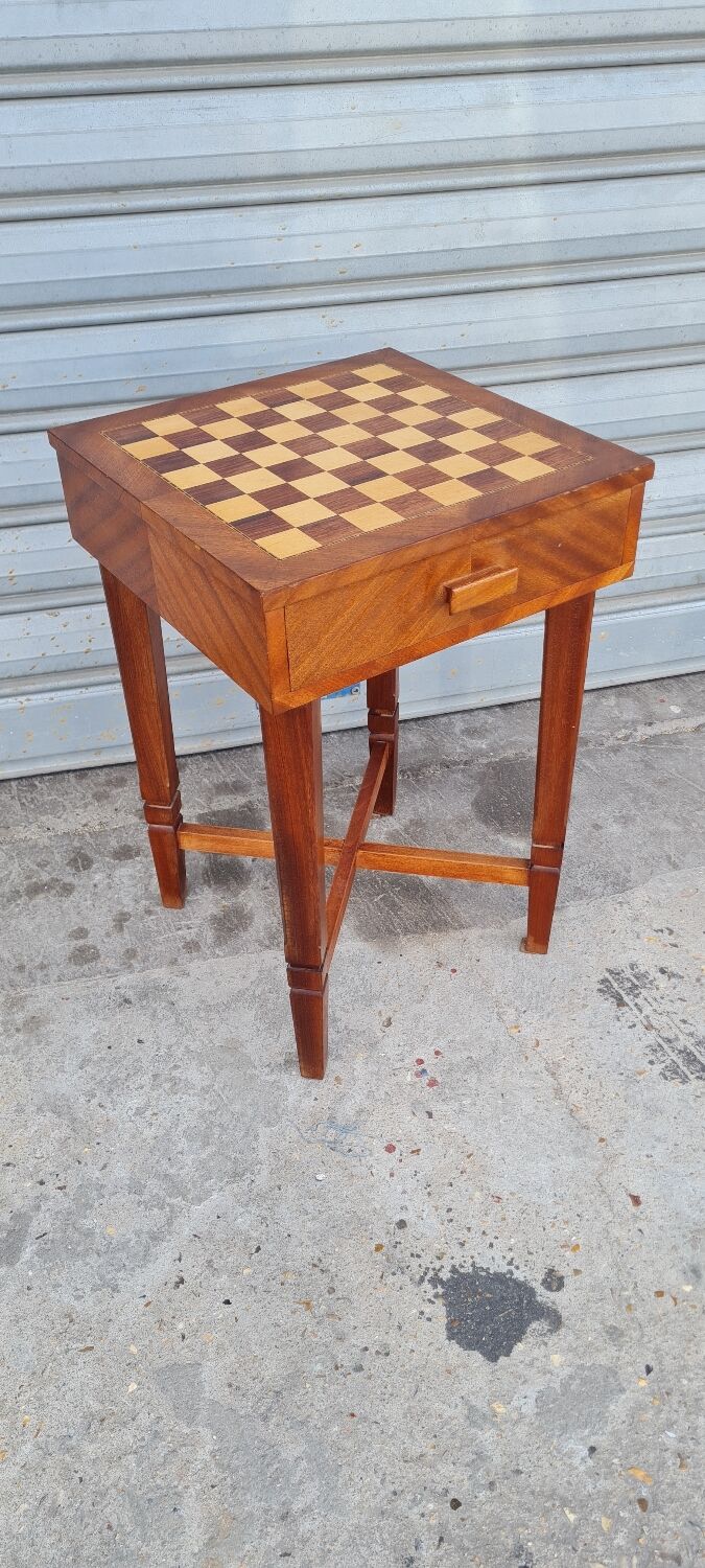 Bedside table - chess game
