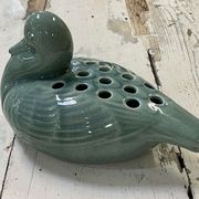 pique flower by ceramist pol chambost (1906-1983) representing a duck