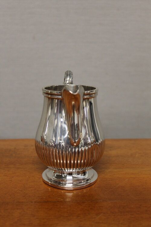 Silver metal coffee set - christofle - gallia collection