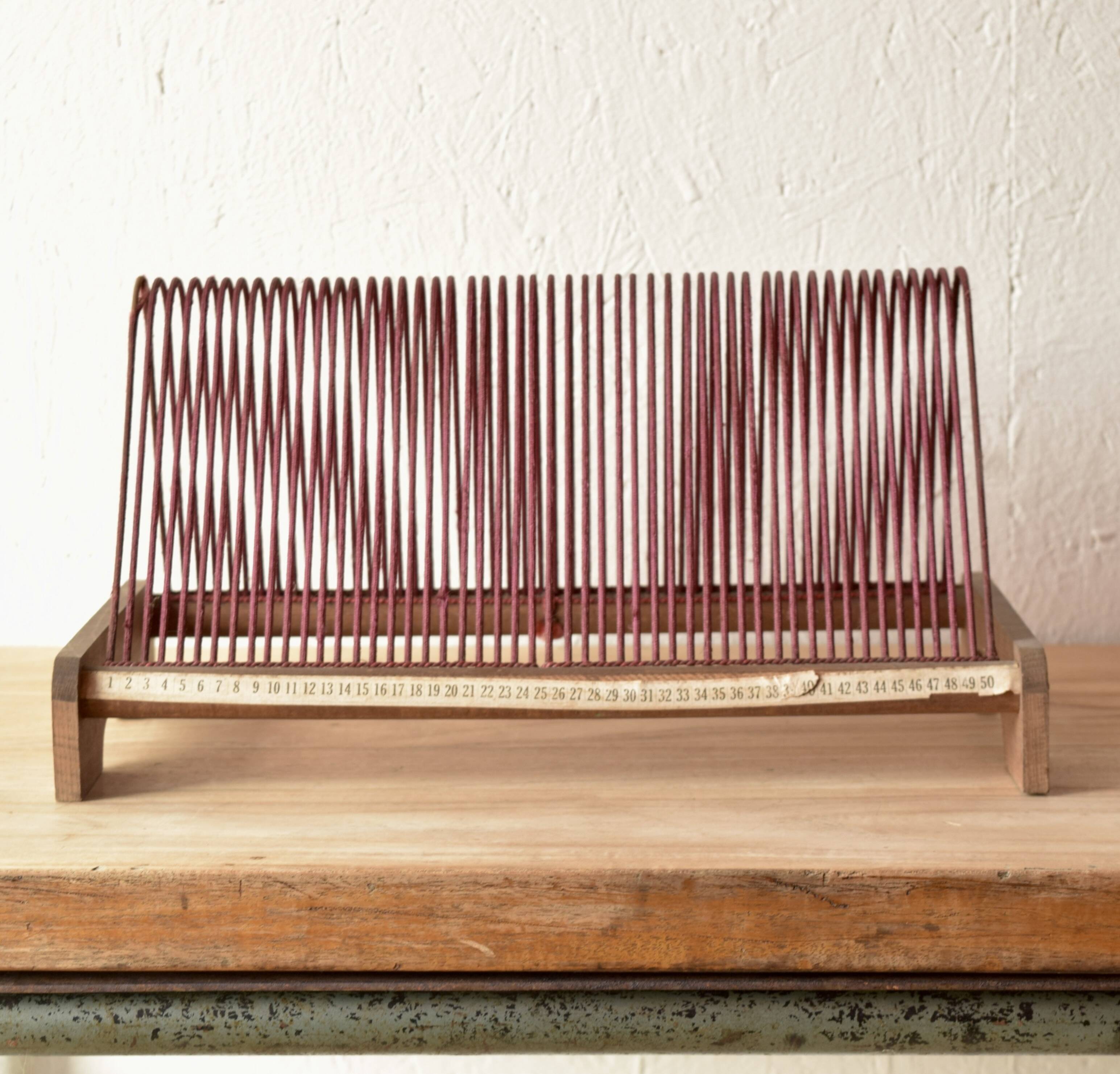 Vintage record holder for 50 vinyls - 1960s