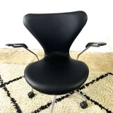 "Seven" Office Chair By Arne Jacobsen For Fritz Hansen, Denmark, 1950s