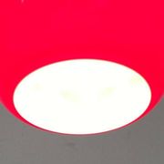 Vintage German space age glass ball pendant lamp by Peill & Putzler, 1970s.