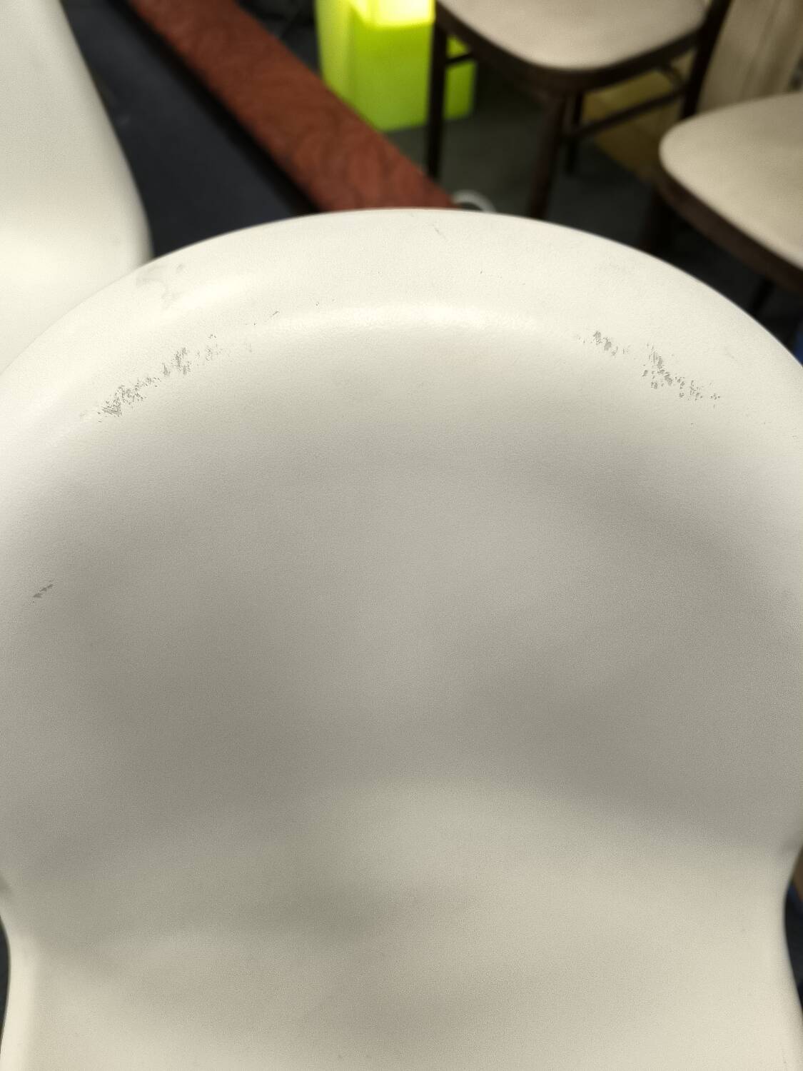 4 chaises en fibre type S-chair circa 1990