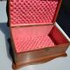Ancien coffret peint/boîte à ouvrages/bijoux monogrammé CL