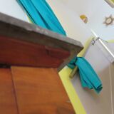 console-style empire/restauration-à crosses-fond de miroir-pieds griffes