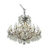 Italian 1920-30’s Crystal drops Chandelier