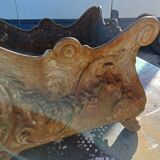 Large 1900 Cast Iron Planter in Rocaille Style: Charleville - Mézières