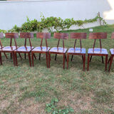 Lot de 8 chaises bistrot design Fameg