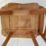 Suite de 3 chaises de Adolf Schneck 1940 vintage