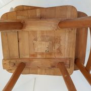 Suite de 3 chaises de Adolf Schneck 1940 vintage
