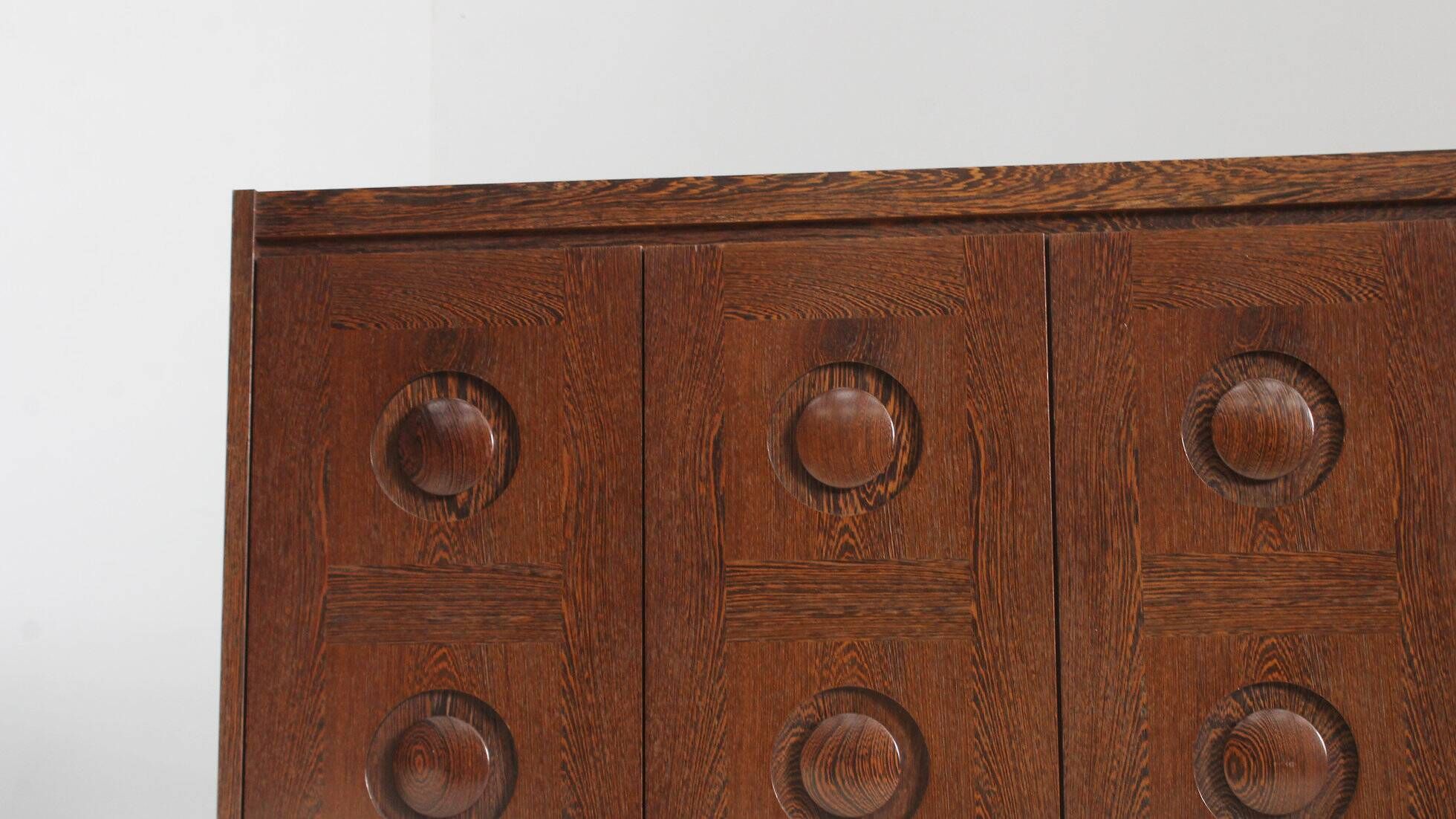 Vintage brutalist sideboard 1970s