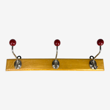 Coat racks red balls