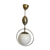 Opaline Art Deco pendant lamp