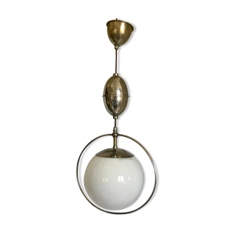 Opaline Art Deco pendant lamp