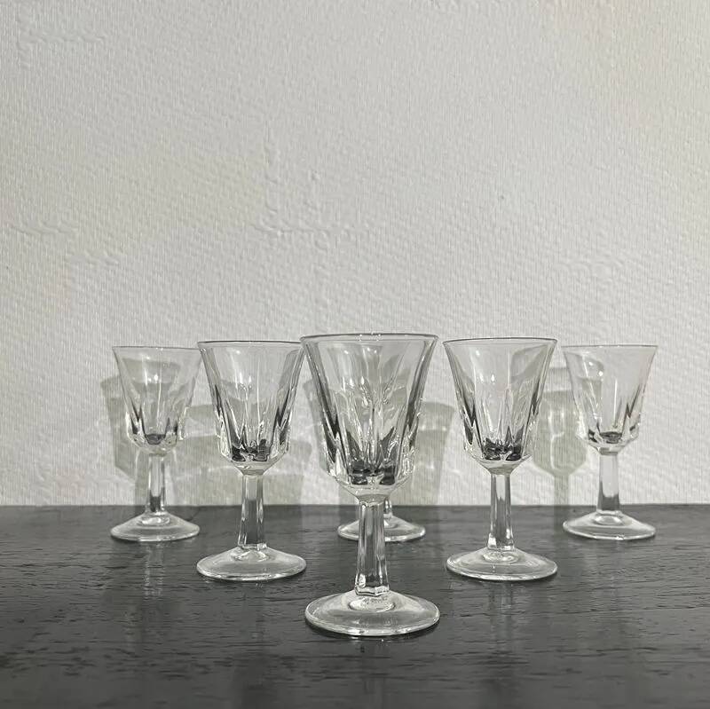 Verres à digestif en Cristal