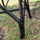 Lot of two rattan chairs