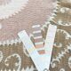 Vintage hand-embroidered tablecloth 140x158 cm