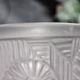 Art Nouveau lamp in the style of Brandt, signed Lorraine, France.