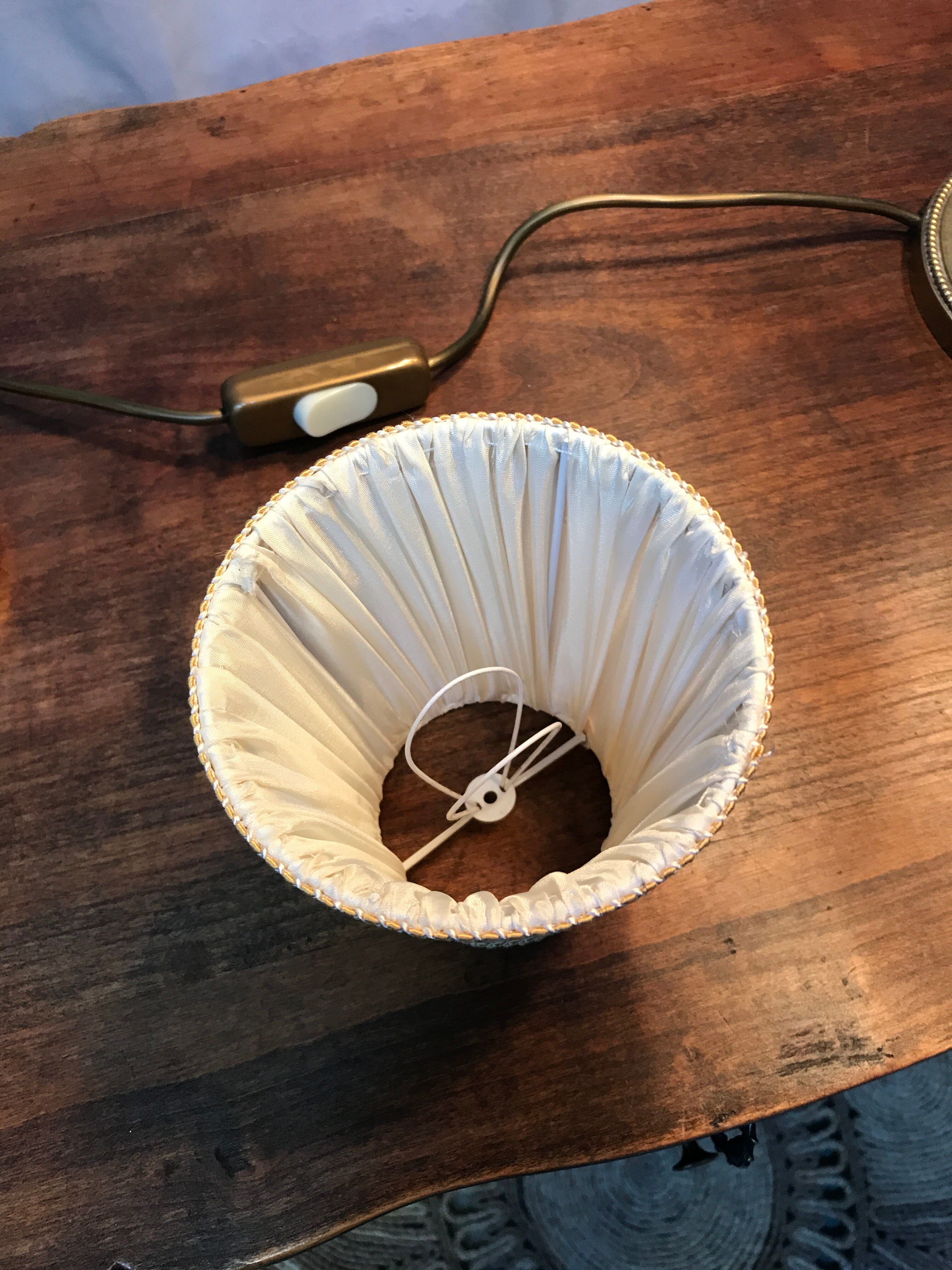 Pair of electrified three-branched candlesticks